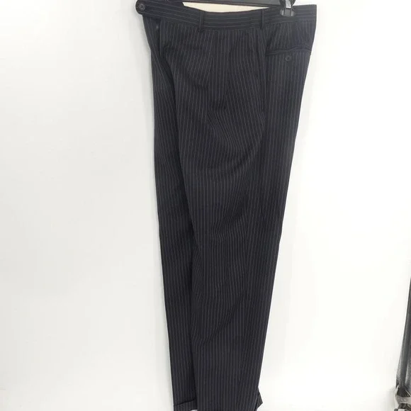 Jack Victor 2-Piece Wool Suit Dark Blue Stripe‎ 41L 35x31
